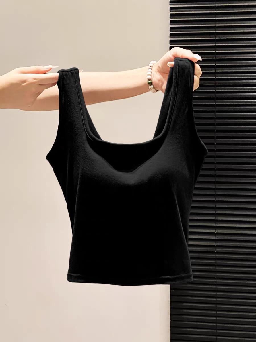 Sexy Backless Cross-Strap Padded Crop Tank Top