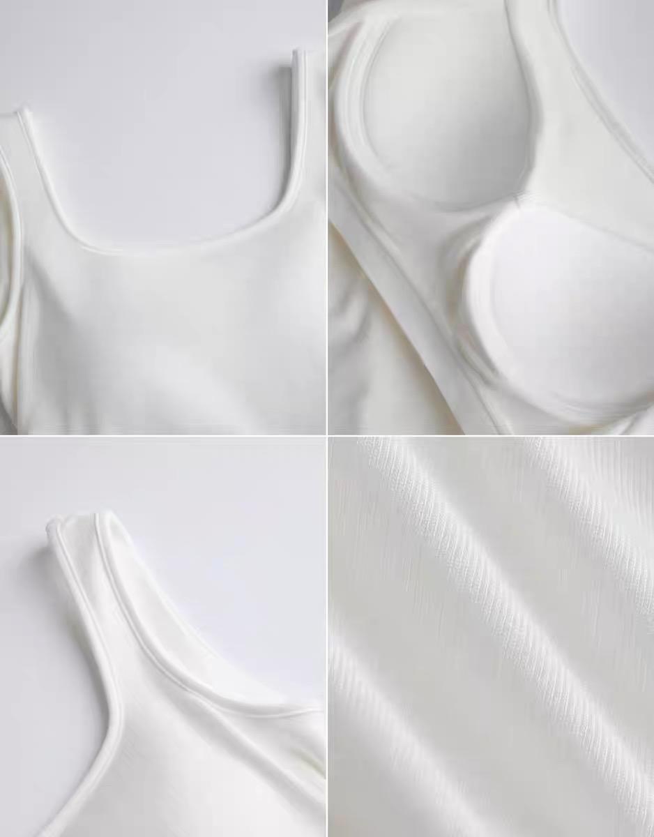 Sexy Backless Cross-Strap Padded Crop Tank Top